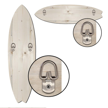 Wooden Pier Surfboard Coastal Wall Art by G. DeBrekht - Coastal Holiday Decor - 8490116HS